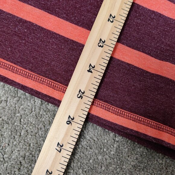 Mossimo Supply Co. Women's Top Size XL Striped Red Orange Lightweight Casual - Picture 8 of 8